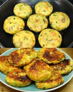 Bolinhos de Batata com Cebola