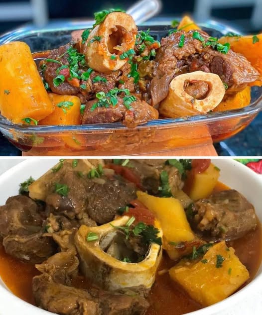 Ossobuco com Mandioca