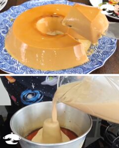 Pudim de doce de leite