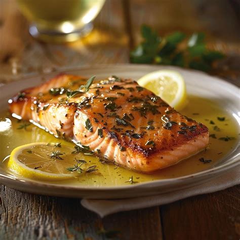 Salmão ao Molho de Limão e Ervas
